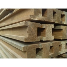 Wooden Slotted Post 2400 x 90 x 90mm